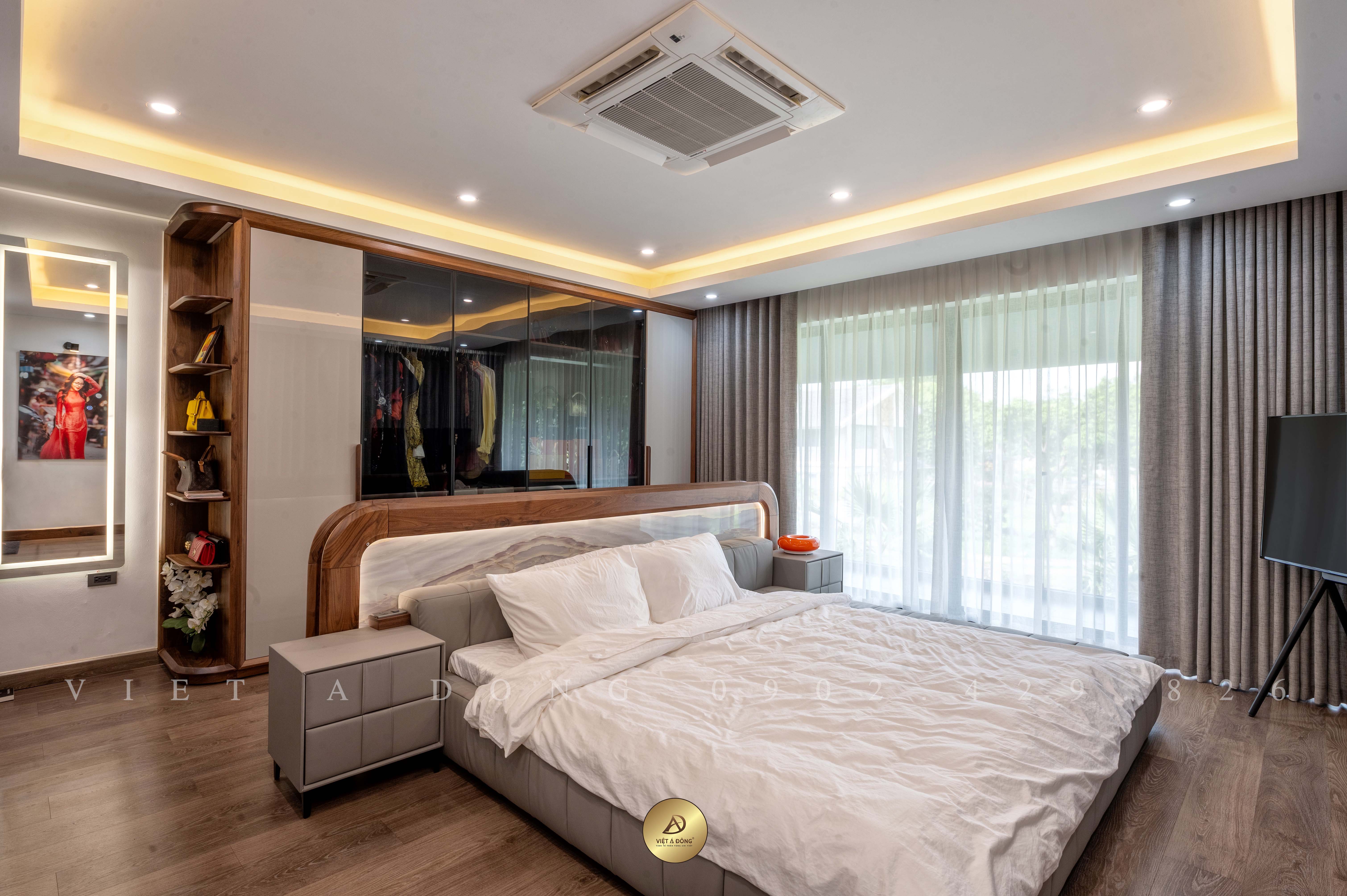 Nội thất phòng ngủ biệt thự Bắc Ninh